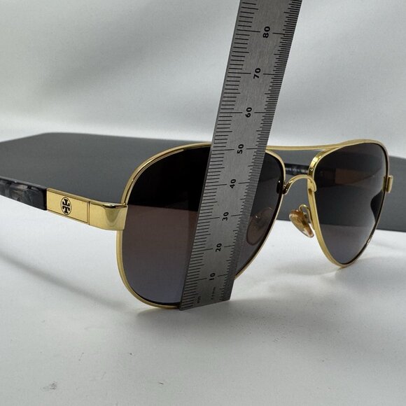 Tory Burch Sunglasses TY6010 57-14-135 Gold Frame 1402/1E SCRATCHED LENSES main image 11